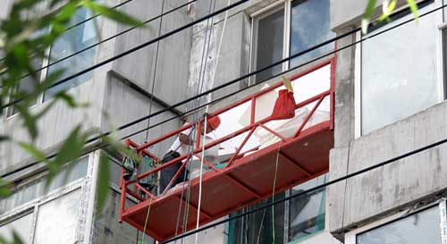 沈陽(yáng)電動(dòng)吊籃租賃提高了施工的效率